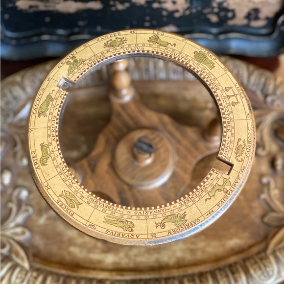 🌏Vintage Italian Zodiac Old World Table Top Globe - Picture 5 of 9